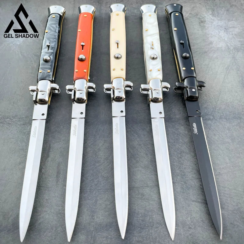 13’ Auto Italian Stiletto Switchblade (Massive Knife) Knives