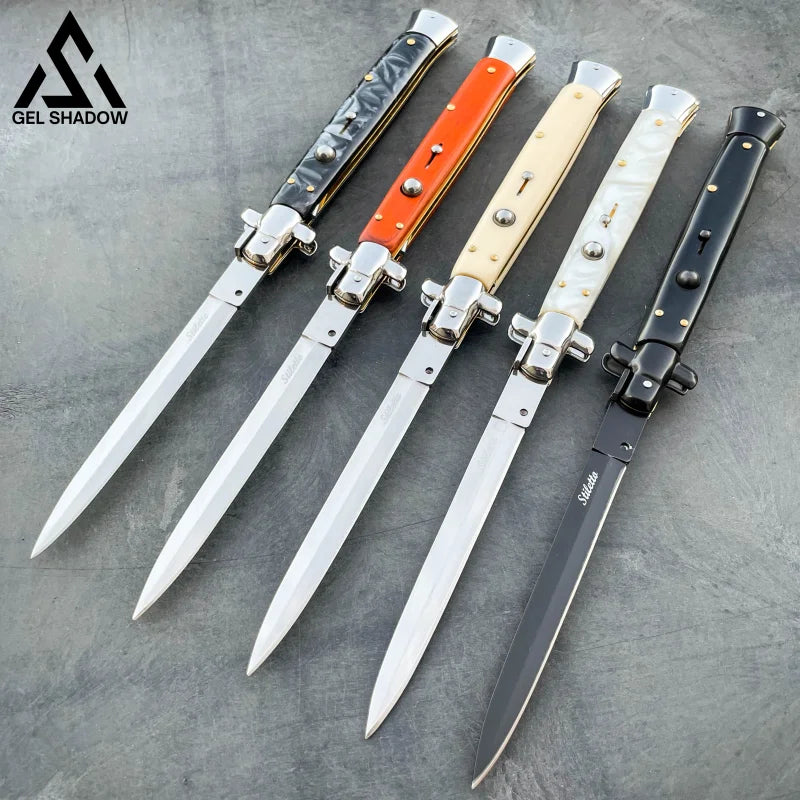 13’ Auto Italian Stiletto Switchblade (Massive Knife) Knives