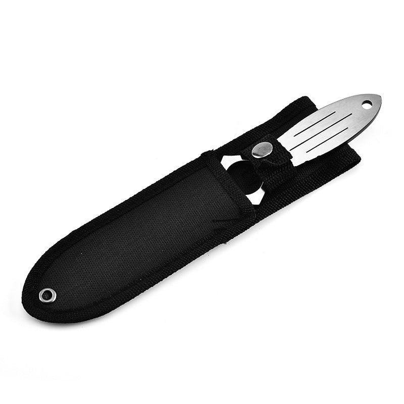 OUTDOOR GAITER SABER CAMPING OPEN BLADE STRAIGHT KNIFE
