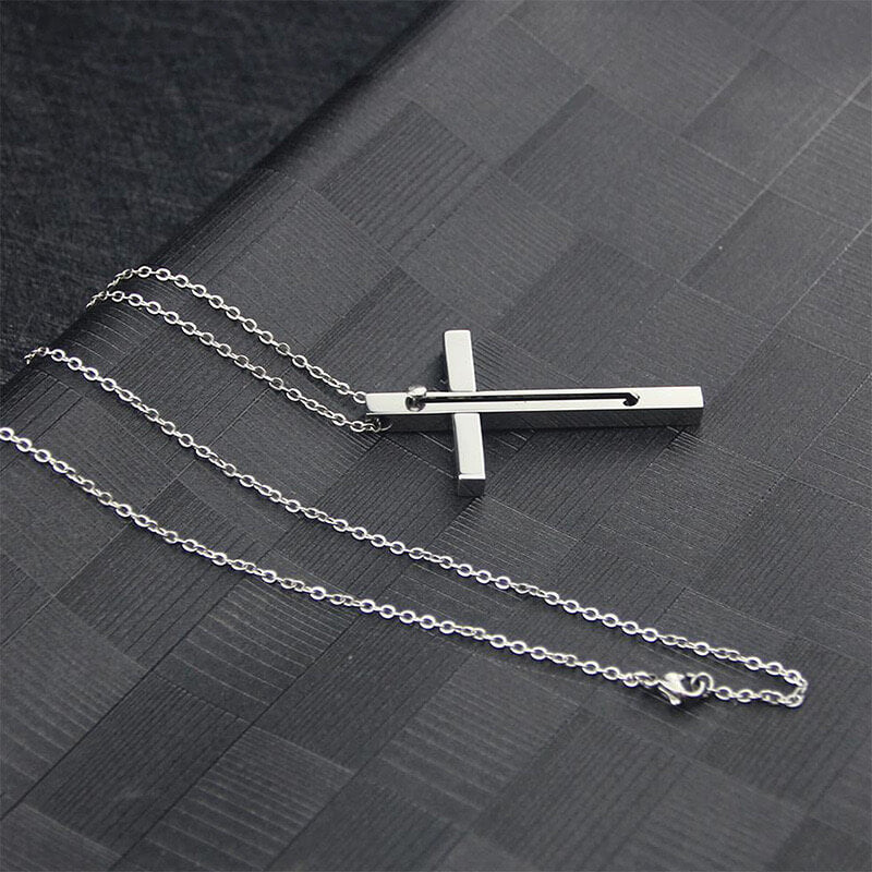 Metal Self Defense Necklace Needle Knife-GS105