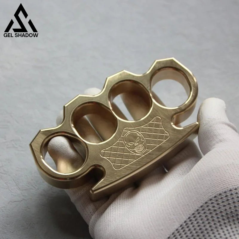 2023 Classic Skull Head Edc Knuckles For Men Brass