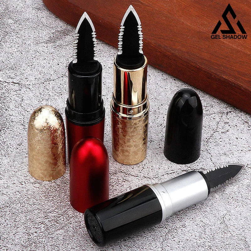 4.5 Inch Pucker-Up Lipstick Knife Pocket Knives