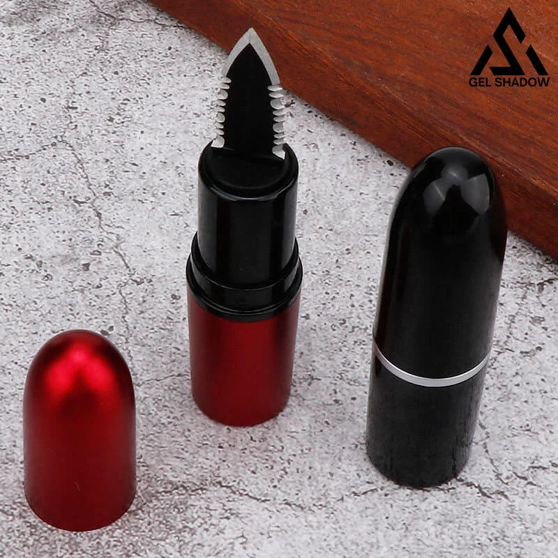 4.5 Inch Pucker-Up Lipstick Knife Pocket Knives