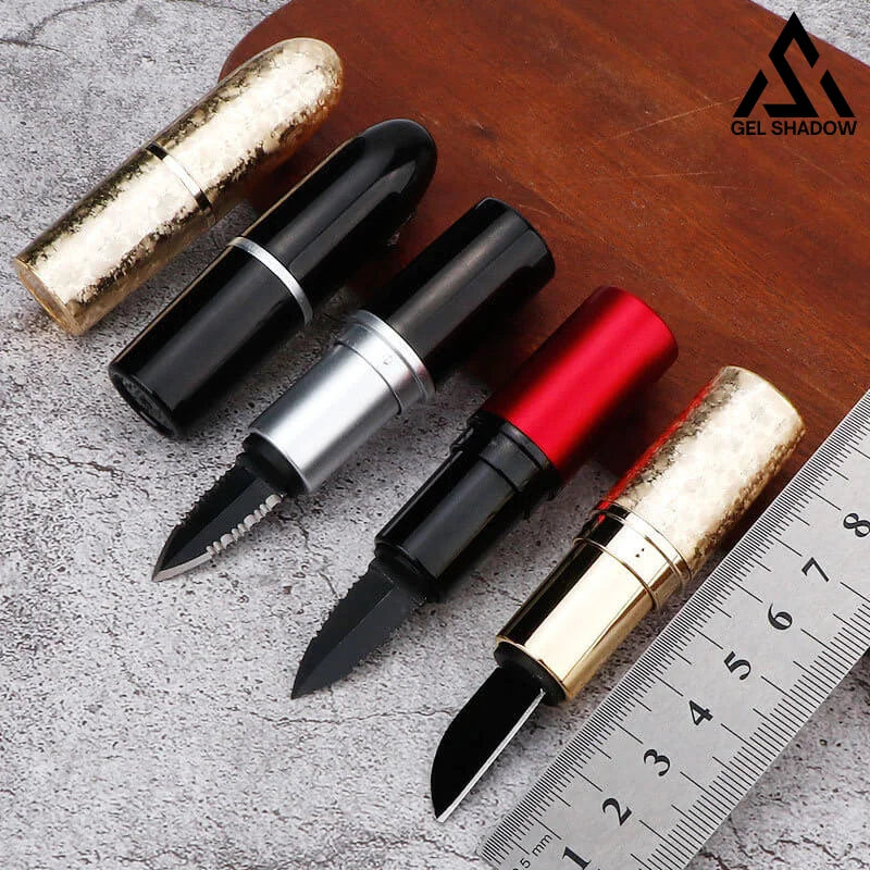 4.5 Inch Pucker-Up Lipstick Knife Pocket Knives