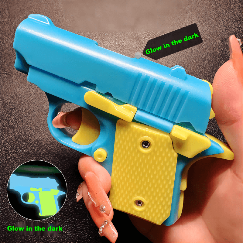 3D Printed Baby Mini M1911 Gravity Fidgets