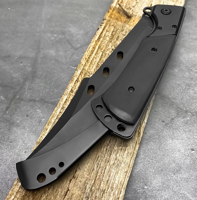 10.5" Large Folding Knife with Rosewood Handle