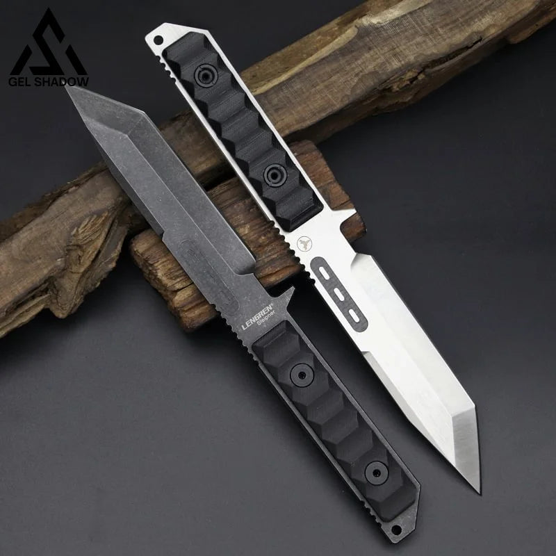 King Kong Sleipner Superhard Stright Knife Black Knives