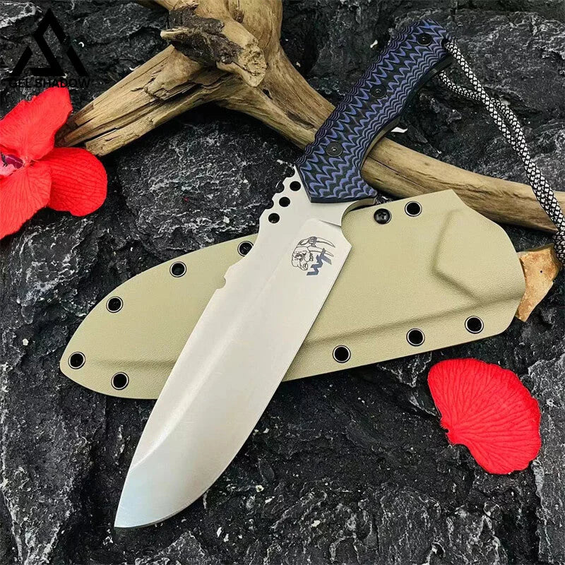 8Mm Thick Gt Stright Knife Silver Knives