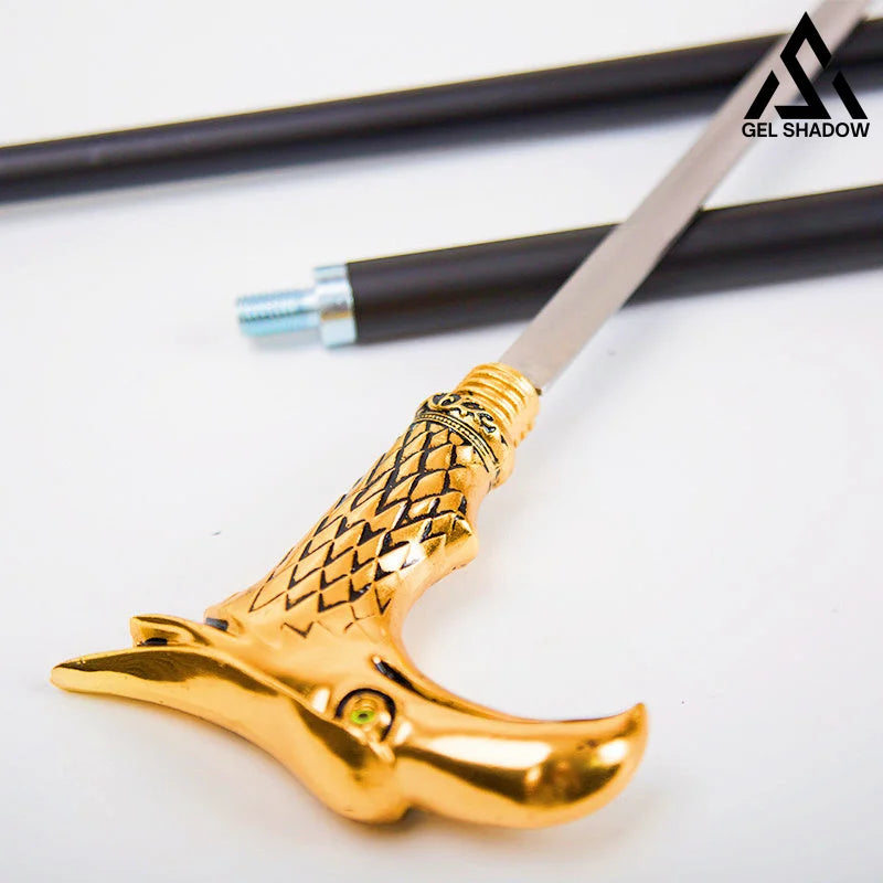 Animal Eagle Luxury Handle Walking Stick With 26Cm Hidden Sword Self Defense