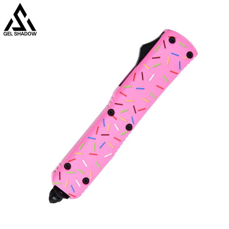 Donut Otf Knife Mirotech Automatic Pink Dagger Dessert Warrior 4 Pocket Knives