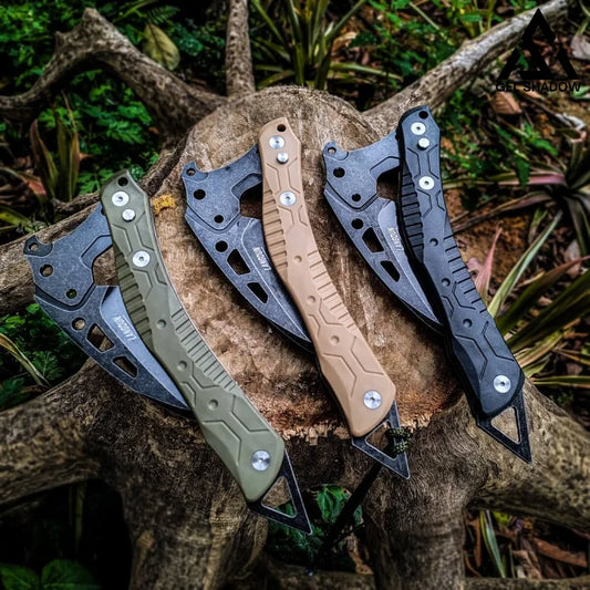 Folding outdoor self-defense fire-extinguishing tactical logging axe-GS44 Pocket Knives