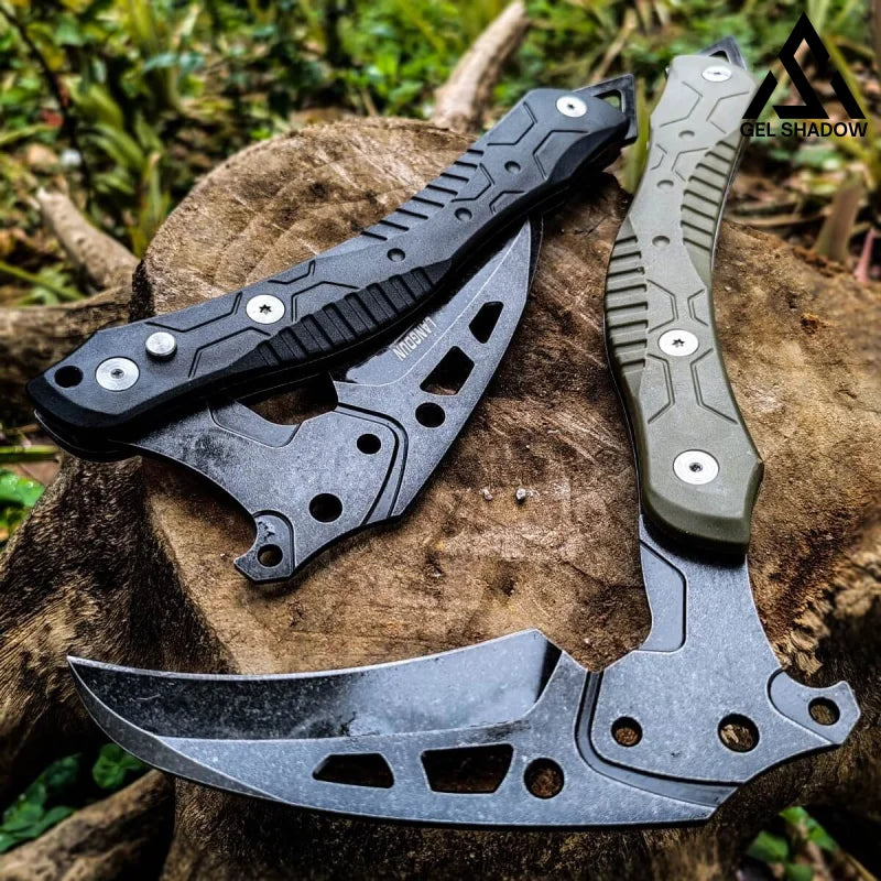 Folding outdoor self-defense fire-extinguishing tactical logging axe-GS44 Pocket Knives