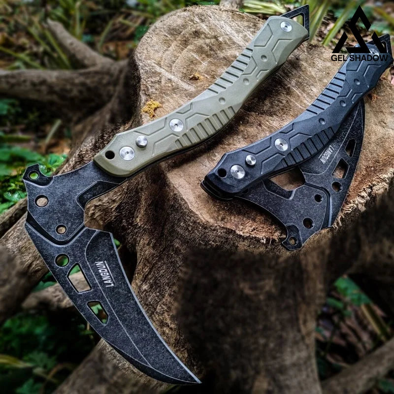 Folding outdoor self-defense fire-extinguishing tactical logging axe-GS44 Pocket Knives