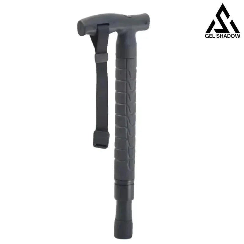 FOX Telescopic Hiking Pole with Self-Defense Baton Black Pocket Knives