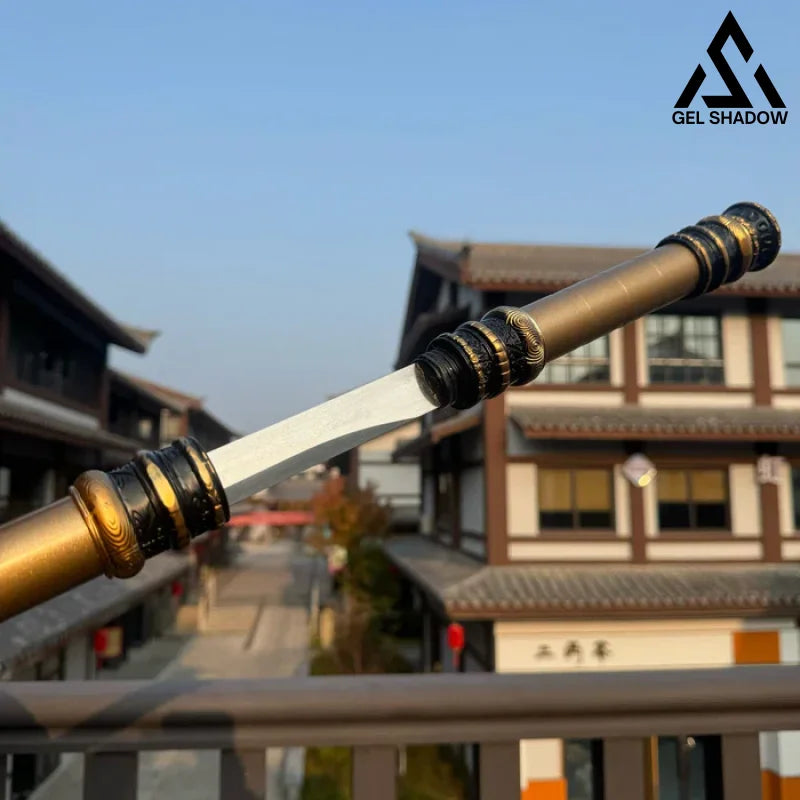Golden Cudgel Staff Knife(US ONLY)-GS50 Black Gold Pocket Knives