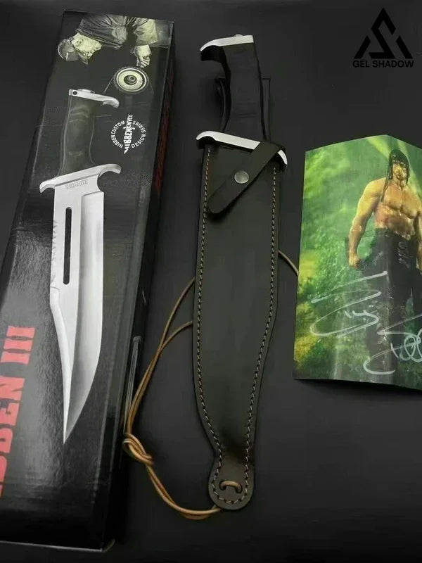 GS159 Stallone Custom Limited Edition Rambo III Black Pocket Knives