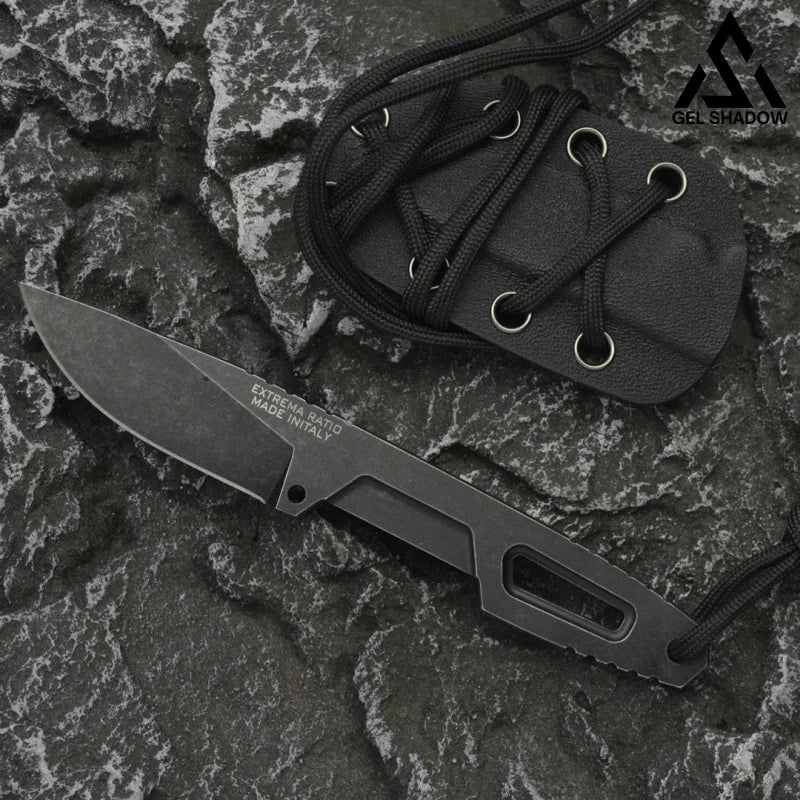 GS16 Extremist violence SATRE Outdoor knife Black BRASSKNUCKLE