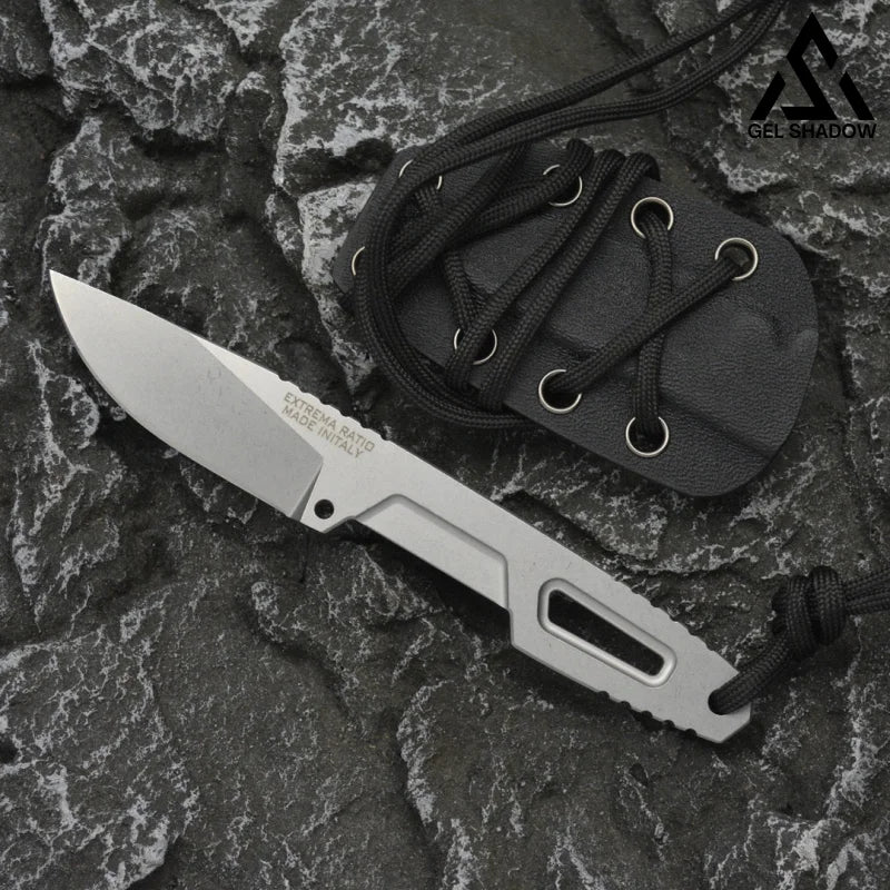 GS16 Extremist violence SATRE Outdoor knife Silver BRASSKNUCKLE