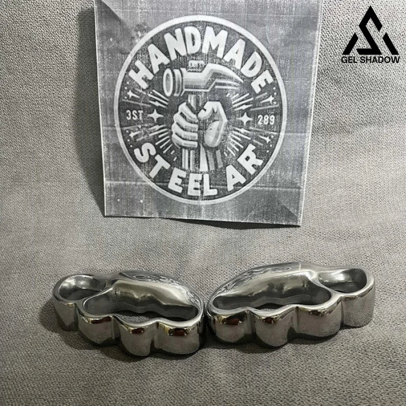 GS160 4-Finger Anti-explosion Stainless Steel Self-defense Knuckle Duster EDC BRASSKNUCKLE