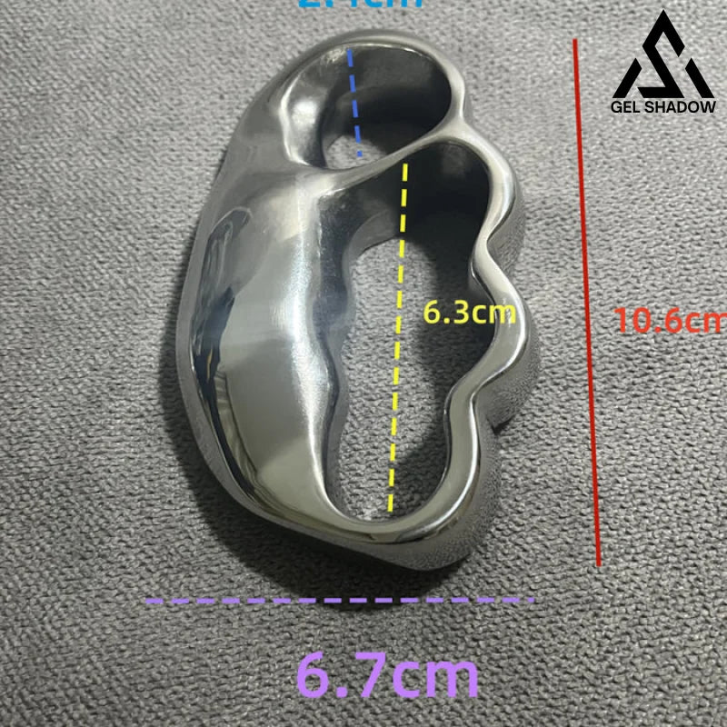 GS160 4-Finger Anti-explosion Stainless Steel Self-defense Knuckle Duster EDC BRASSKNUCKLE