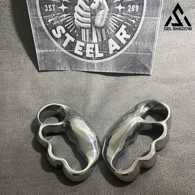 GS160 4-Finger Anti-explosion Stainless Steel Self-defense Knuckle Duster EDC BRASSKNUCKLE