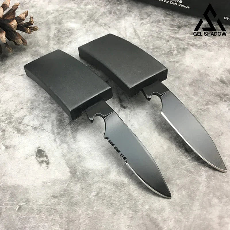 GS169 Concealed Belt Knife Black BRASSKNUCKLE