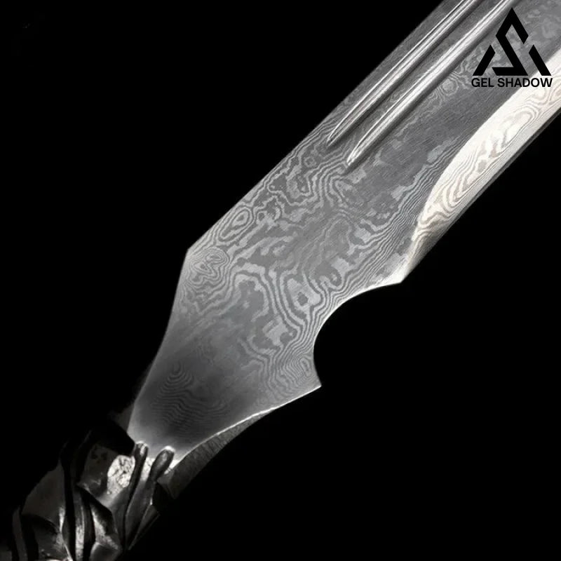 GS175 Handmade Nepal Pattern Steel Integral forging(US ONLY) Damascus Pocket Knives