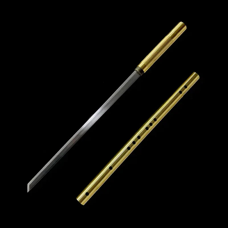 GS178 Flute Sword Brass Pocket Knives