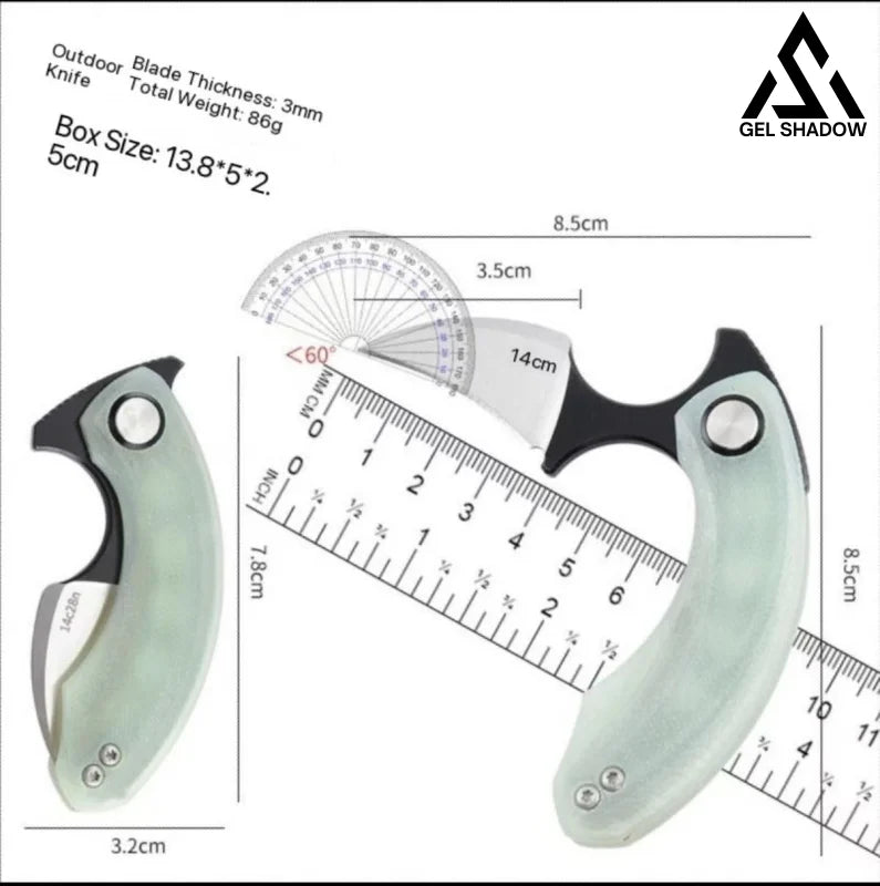 GS184 EDC Carry a folding knife with you at all times Jade Pocket Knives