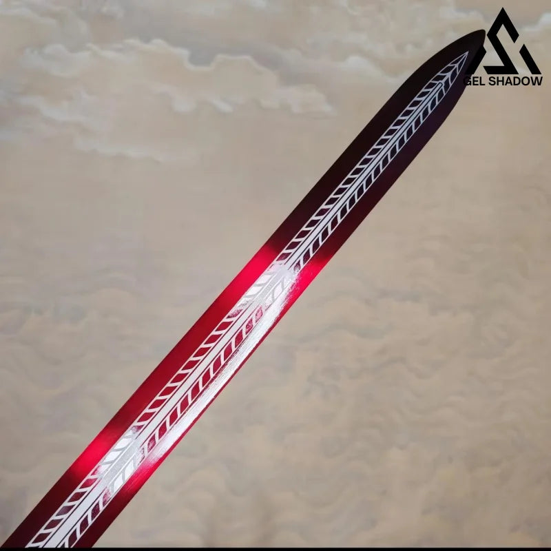GS187 Hongyuan Han Sword high manganese steel sabers and swords(US ONLY) Red Pocket Knives