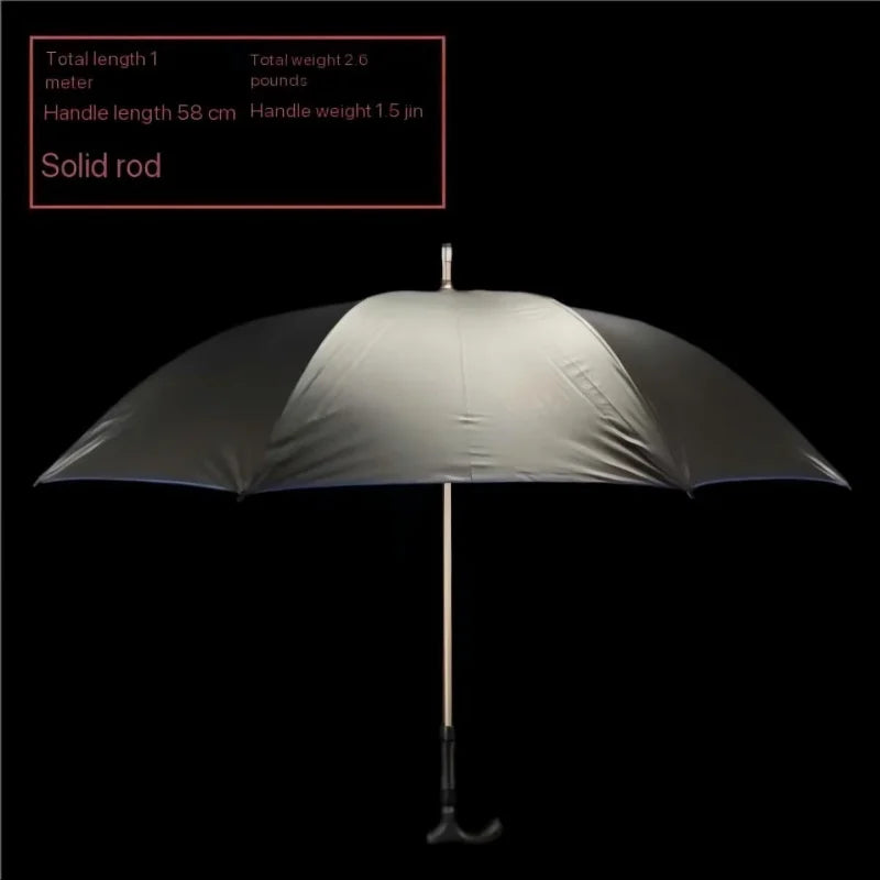 GS188 Outdoor multi functional hiking umbrella(US ONLY) Black Pocket Knives