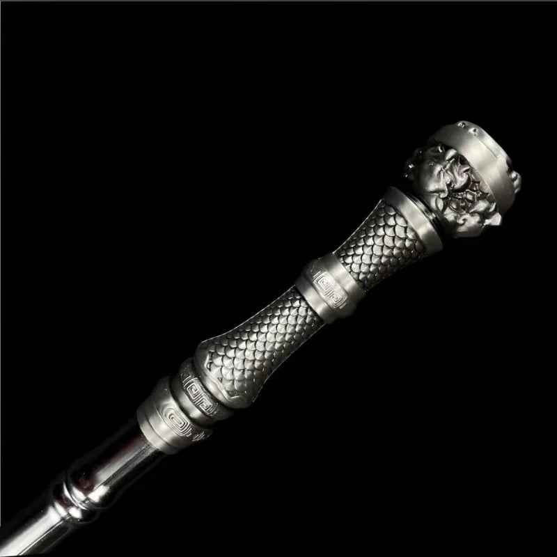 GS189 Outdoor bamboo joint piercing spear(US ONLY) Silver Pocket Knives