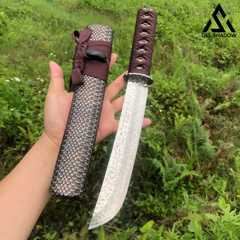 Katana Vg10 Ninja Samurai Damascus Hunting Knife Knives
