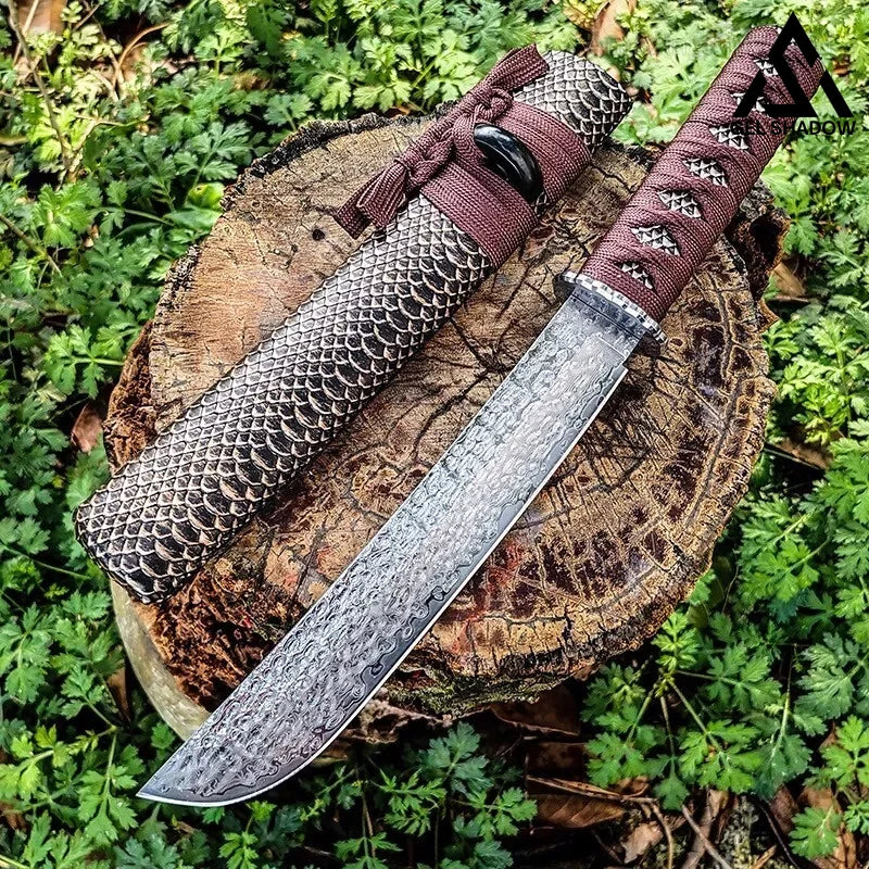 Katana Vg10 Ninja Samurai Damascus Hunting Knife Knives