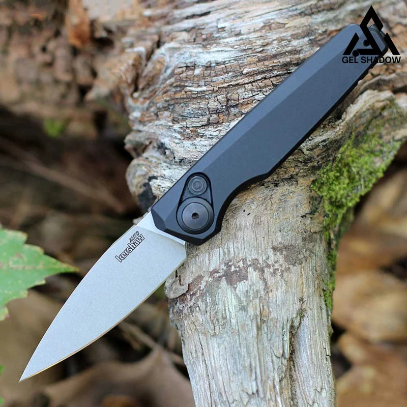 KS DE - 18 - Black Aluminum (2.79’’ CPM-154)-GS148 Black BRASSKNUCKLE