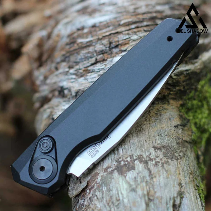 KS DE - 18 - Black Aluminum (2.79’’ CPM-154)-GS148 Black BRASSKNUCKLE