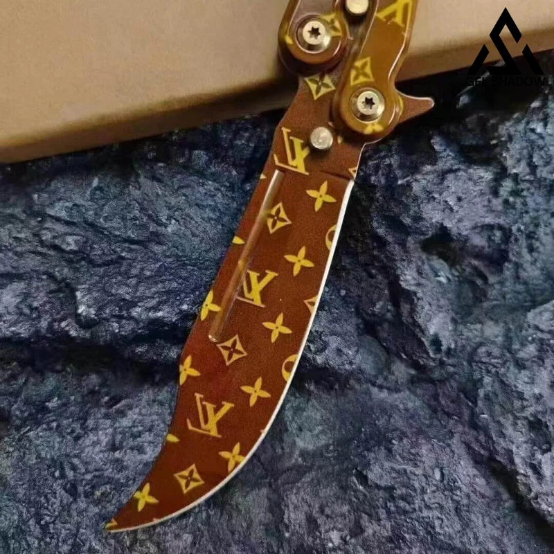 Lv Limited Scorpion Balisong Sharpen Butterfly Knife