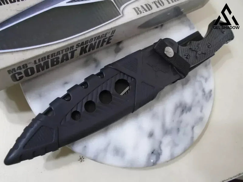 M48 Liberator Combat Fixed Blade Knife 10mm Full Tang Bowie UC3337 G10 13.80’’ OA black KNIVES
