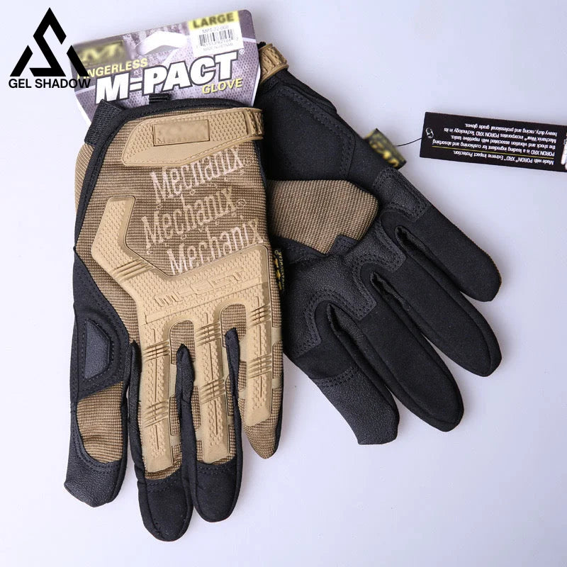 Military Tactical Full Finger Gloves Special Forces Sand / M(17-18.5Cm)