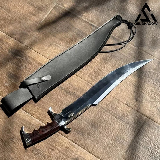Mirror-Finish Spartan Combat Blade-GS46 No need for a support. Pocket Knives