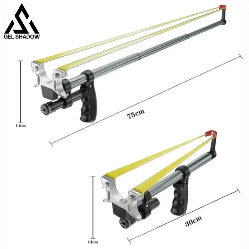 Retractable Laser Aiming Slingshot Hunting