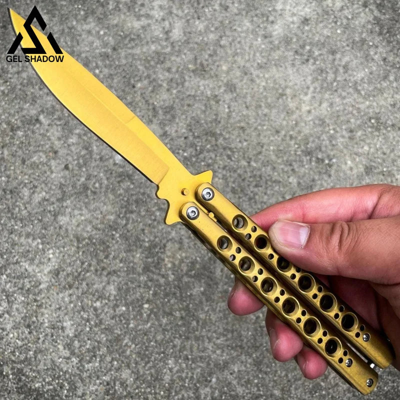 Scorpion Balisong Butterfly Gold Knife