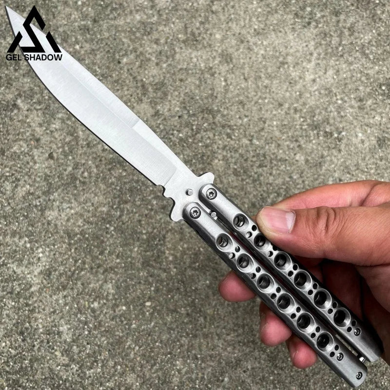 Scorpion Balisong Butterfly Silver Knife