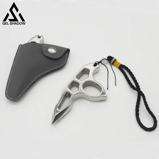Stainless Steel Single Finger Brass Knuckle Broken Windows 1 Pcs Brassknuckle