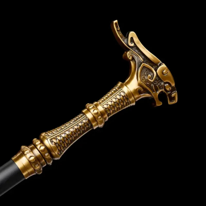 Tactical Cane Sword – Dual-Head Convertible Design(US ONLY)-GS152 Pocket Knives