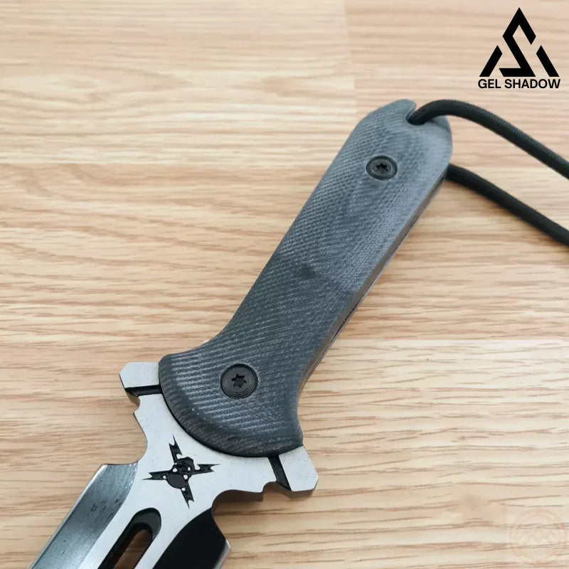 United Cutlery 11 5/8 M48 Talon Dagger Black Fixed Blade Knife + Sheath 3336 black Pocket Knives