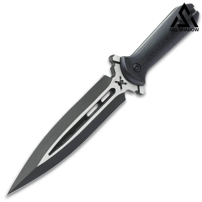 United Cutlery 11 5/8 M48 Talon Dagger Black Fixed Blade Knife + Sheath 3336 black Pocket Knives