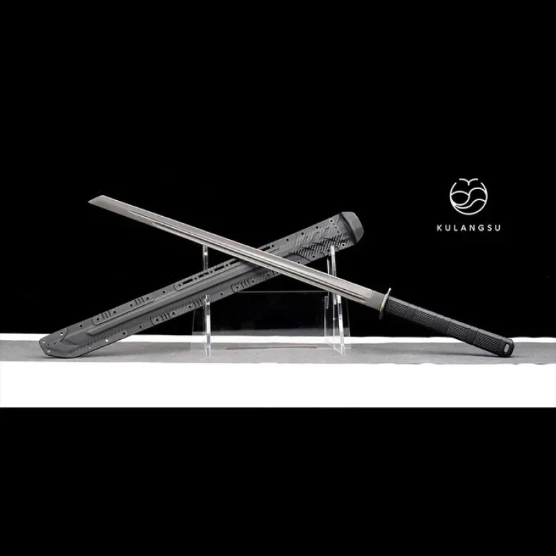 Warlord Tactical Tang Blade(US ONLY)-GS66 black Pocket Knives