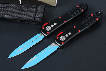 Micro Technology A7 Red and Blue Titanium Straight Out Cutting Tool