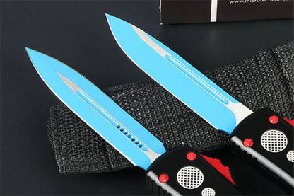 Micro Technology A7 Red and Blue Titanium Straight Out Cutting Tool